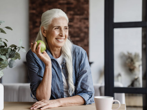 dental implants joondalup lady